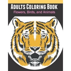 Animal Coloring Book For Adults: Stress relieving animals coloring book -  Relaxation therapy - (Paperback) 