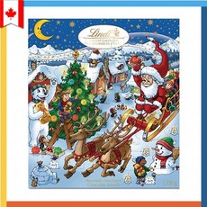 린트 어드벤트 캘린더 2023 테디베어 린트 초콜릿 캘린더 캐나다 발송 Lindt Advent Calendar, 1개, 128g