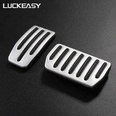 호환용 사이드스텝 LUCKEASY - 테슬라 모델 X 변형 스테인레스 스틸 PVC 발 페달 패드 커버, 2) MXS-GA06L