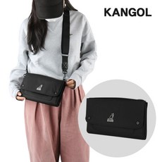 캉골 가방 글램핑 크로스백 네오 블랙트위드 KMEBCB30390BZ