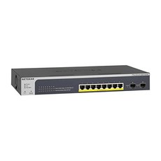 NETGEAR 10-Port Gigabit Ethernet Smart Managed Pro PoE Switch (GS510TPP) - with 8 x PoE+ @ 190W 2 x, 단일상품
