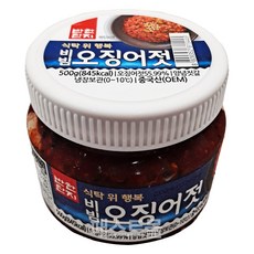 반찬단지 비빔오징어젓(PET), 500g, 1개