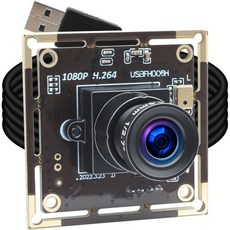 라즈베리 파이용 1080P USB 카메라 모듈 컴퓨터용 저조도 2MP 30FPS CMOS IMX323 3.6mm 렌즈 미니 웹캠오디오 포함 Windows Linux Mac OS, 3.6mm lens