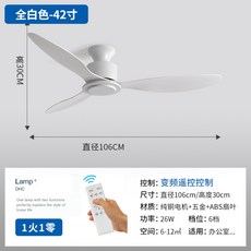 에어퓨전 실링팬 레이다 루씨에어 크롬티크 화이트 DC air DC팬 리모컨, B