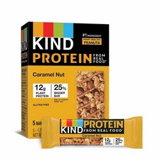 카인드바 KIND PROTEIN FROM REAL FOOD 카인드 프로틴 12g 캐러멜 너트 글루텐프리 1.76oz(50g) x 30개입, 1개