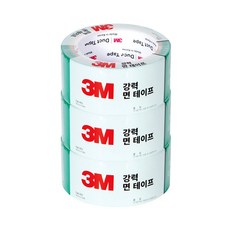 3M 강력 면 테이프 청테이프, 3개