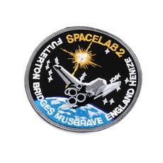 [D37] SPACELAB2 우주항공 나사 ( 밀리터리 패치 ) - 빈티지패치/와펜제작