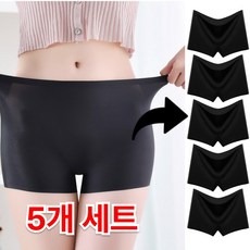 시크클립 여성 사각 논슬립 드로즈 팬티 5개