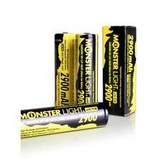 몬스터라이트 18650 리튬 이온 충전 배터리 2900mAh 삼성 보호회로 내장, 1개, 1개입