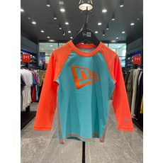 뉴에라 키즈 수영복 11863687 AP KDS NE LOGO RASHGUARD LEON(2533242)