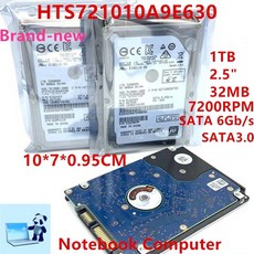 Hts721010A9E630용 노트북 HDD용 내부 하드 디스크용 Hgst 새, 협력사, 2.5