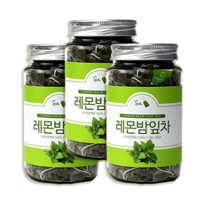 잠이안올때 잠잘오는 수면에 숙면에 스트레스에 좋은 음식 레몬밤잎 차 효능 효과 1g 50티백 3개, ★판매자 추천★ 50티백, 3개