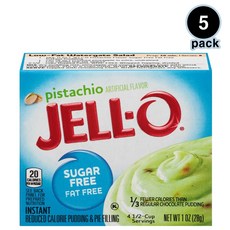 Jell-O 젤오 피스타치오 푸딩 파이 필링 28g 5팩