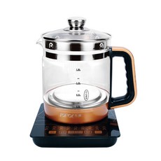전기 약탕기 1.8L 다기능 주전자 차 중탕기 건강 티 포트 홍삼 제조기 멀티 달임기, 핑크 (디럭스 에디션)