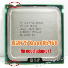 Xeon x5450 프로세서 3.0 ghz 12 mb 1333 mhz slbbe slasb 코어 2 쿼드 q9650에 가까운 lga775 마더 보드의, 한개옵션0