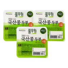 풀무원 국산찌개두부 300g, 3개