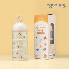 아가방 NC엑스코점 마이페이보릿띵스 분유케이스! 외출을 편리하게! 앙증맞은 디자인의 3단 분유케이스, 1통/3단, 1개