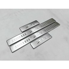 호환 MG ZS 2024 차량 도어 씰 킥 커버 스커프 플레이트 가드 페달 스타일링, [01] Silver Logo