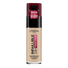 L'Oreal 로레알 인펠로블 130 트루 베이지 리퀴드 파운데이션 30ml LOreal Infallible 24 Hour Foundation, 1개, 상풍설명참조