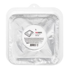 일상공감 커버 하렌지 정방형 30p, 은색, 1개