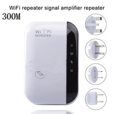 300Mbps 무선 WiFi 중계기 Wifi 확장기 WiFi 증폭기 802.11N Wi Fi 신호 부스터 장거리 Repiter WiFi 라우터 роутер|3G/4G 라우터|, 1개, EU Plug, 단일