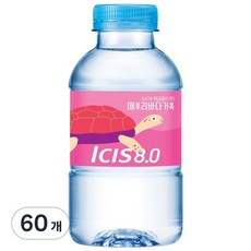 아이시스 8.0 생수, 200ml, 60개 - 아이리스