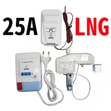 바이텍 가스경보차단장치 셋트 LPG 도시가스 20A 25A 옥내용 1회로 가스차단기, 1개, 도시가스+25A 셋트