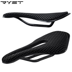 호비 RYET 3D 자전거안장 초경랑 알로이 탄소섬유 풀카본 MTB 로드, 1개, RYET 3D 프로 크로몰리 안장(255mm)