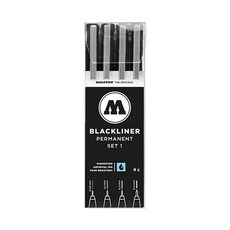 모로토우 블랙라이너세트 Blackliner set 무광라인펜 윤곽선 스케치, 블랙라이너 세트1