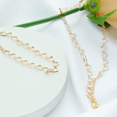 폭스타일(4xtyle) (목걸이+팔찌) 코미 하트 cz531 세트