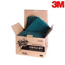 3M 스카치브라이트 청수세미(1상자_20개입) 업소용, 1박스, 20개입