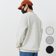 버번진 남성용 베이직 맨투맨 티셔츠 H901