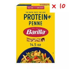 바릴라 프로틴 플러스 멀티그레인 펜네 파스타, 411g, 10개