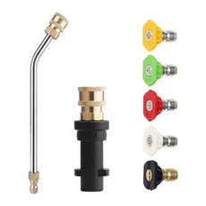 자동차 압력 와셔 건 어댑터 30 도 익스텐션 완드 랜스 깍지 팁 Karcher K2 K3 K4 K5 K6 K7 액세서리 5, Set, 1개
