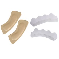 STK스폰지 하이힐 인서트 신발창 힐 라이너 + 실리콘 토우 분리기, 1개