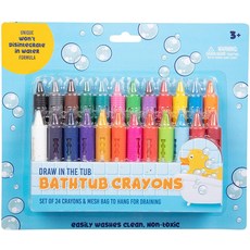 Bath Crayons Super Set - Set of 24 Draw in The Tub Colors with Bathtub Mesh Bag-B07CVMW68Z