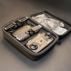 유드론 어린이 U 고급 촬영 입문용 드론 udrone 118673 GPS 4축 무인 항공기 공중 카메라 HD 전문 원격 제어 항공기 어린이 헬리콥터 미니 항공기 모델, 4K 렌즈 듀얼 렌즈 전환, 배터리 1개 보관 가방 + 착용