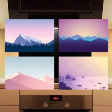 주방아트보드풍경