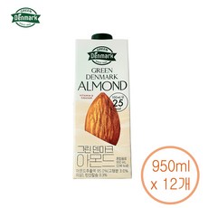 동원에프앤비 그린덴마크 아몬드 950mL x 12개