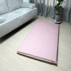 인터카마 순면 TC 양면 요매트+솜포함 S SS Q 100%자체제작, 2-5 양면 핑크