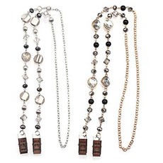 sp 해외 12월 Addfashions 안경 체인 2 pcs 확장 긴 안경 리테이너 +안경소품