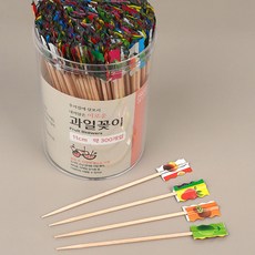 제이엠라이크 자작나무 과일꽂이 300P 과일꽂이이쑤시개, 300개입, 1개