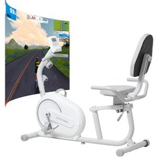 엑사이더 리얼 좌식 실내자전거, EB620, 화이트 EB620, 화이트