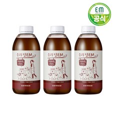 에버미라클 우리집 EM 500ml 3개/다용도살림꾼/청소/향균/탈취, 우리집 EM 500ml 3개, 3개