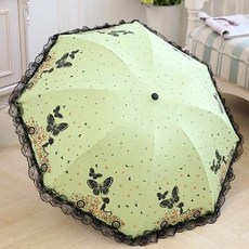 공주 레이스양산 자외선차단 우산 우양산 복고풍