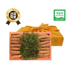 농부와아내 무농약 3년근 황토 더덕선물세트 1.8kg 4호 30~39개, 없음