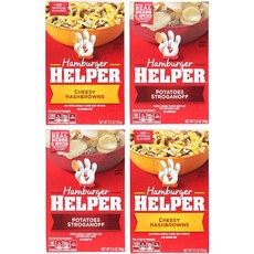 Hamburger Helper Variety Bundle 햄버거헬퍼 버라이어티 번들 4팩, 1개
