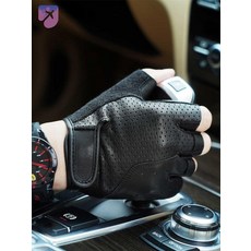 손가락 글러브 가죽 드라이빙 운전 Driving 승마 반장갑 바이크 오토바이 Gloves