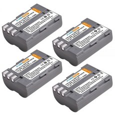 니콘 D70s D50 D80 D300S D300 D700 D90 D200 용 EN-EL3e 배터리 및 LED 충전기 EN EL3 EL3a, 04 4x Battery