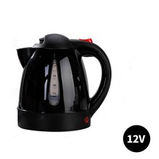 차량용커피포트 1000ML 자동차 뜨거운 주전자 트럭 온수기 250 W 12/24 V 차 커피 빠른 끓임 여행용 음료, 12V Black